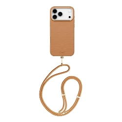 Чехол Uniq COEHL Strap series Mirelle для iPhone 17 Pro Max, Pecan Brown, Коричневый 