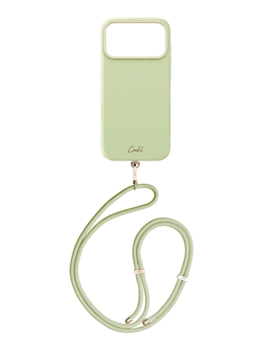 Uniq COEHL Strap series Mirelle для iPhone 17 Pro Max, Lint Green, Зеленый