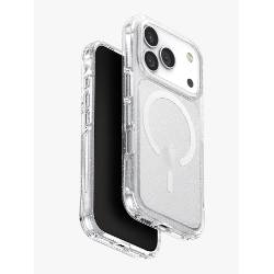 Чехол Uniq LifePro Xtreme Tinsel для iPhone 17 Pro, Lucent, Прозрачный с блестками