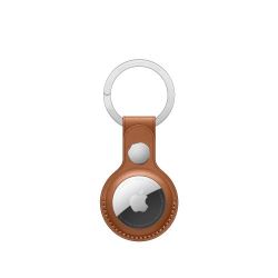 Брелок для Apple AirTag Leather Key Ring (MX4M2), Saddle Brown