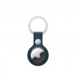Брелок для Apple AirTag Leather Key Ring (MHJ23), Baltic Blue