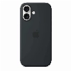 Apple iPhone 17 Silicone Case, Black, черный