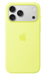 Чехол Apple iPhone 17 Pro Max Silicone Case (MGFM4), Neon Yellow, желтый неон 