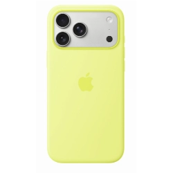 Чехол Apple iPhone 17 Pro Silicone Case (MGFF4), Neon Yellow, желтый неон 