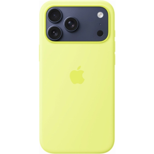 Apple iPhone 17 Pro Silicone Case (MGFF4), Neon Yellow, желтый неон  