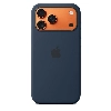 Apple iPhone 17 Pro Max Silicone Case (MGFP4), Midnight, темно-синий