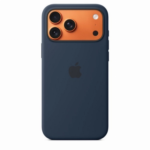 Apple iPhone 17 Pro Max Silicone Case (MGFP4), Midnight, темно-синий