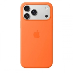 Чехол Apple iPhone 17 Pro Max Silicone Case (MGFL4), Orange, оранжевый