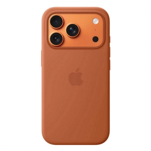 Apple iPhone 17 Pro Silicone Case (MGFJ4), Terra Cotta, терракотовый