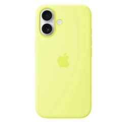 Чехол Apple iPhone 17 Silicone Case (MGEV4), Neon Yellow, желтый неон 