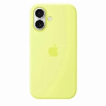 Чехол Apple iPhone 17 Silicone Case (MGEV4), Neon Yellow, желтый неон 