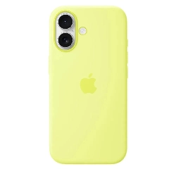 Чехол Apple iPhone 17 Silicone Case (MGEV4), Neon Yellow, желтый неон 
