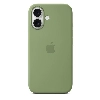 Apple iPhone 17 Silicone Case (MGEX4), Light Moss, зеленый