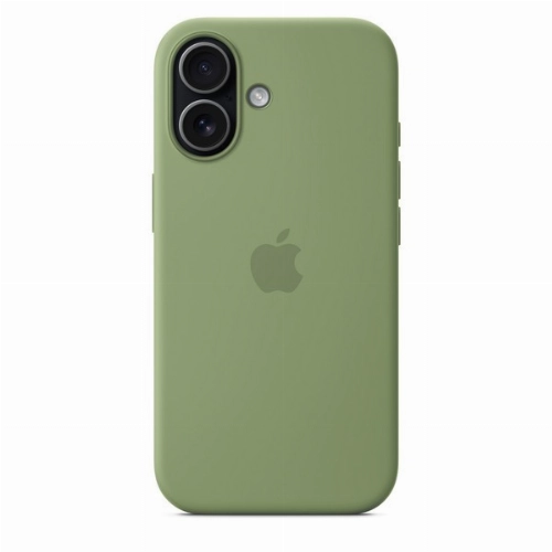 Apple iPhone 17 Silicone Case (MGEX4), Light Moss, зеленый