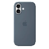 Apple iPhone 17 Silicone Case (MGEW4), Anchor Blue, синий