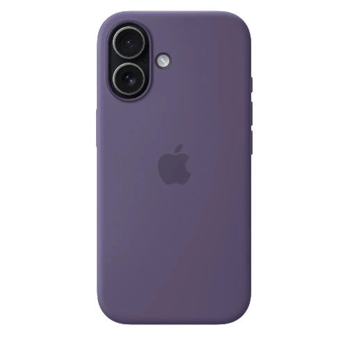 Apple iPhone 17 Silicone Case (MGF04), Purple Fog, фиолетовый