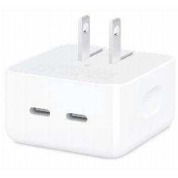 Адаптер питания Apple 35W Dual USBC Compact Adapter (MW2H3), белый