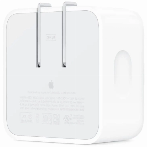 Apple 35W Dual USBC Compact Adapter (MW2H3), белый