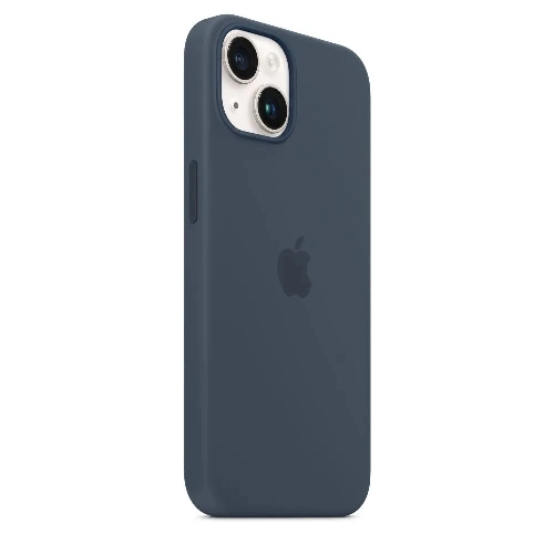 iPhone 14 Silicon Case, Storm Blue, Синий 