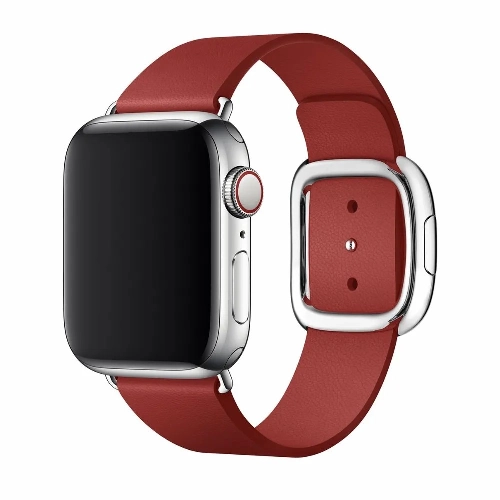 Ремешок AW 41 Modern Buckle S, MTQT2, Ruby, красный