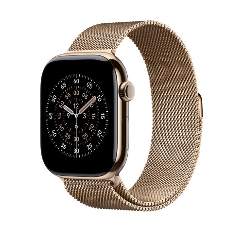 Ремешок AW 46мм Milanese Loop S/M Gold MGJ44/MC7K4