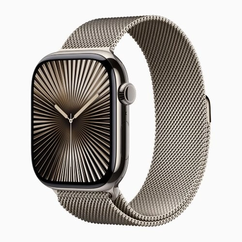Ремешок AW 46мм Milanese Loop M/L Natural MGJ34/MXMQ3
