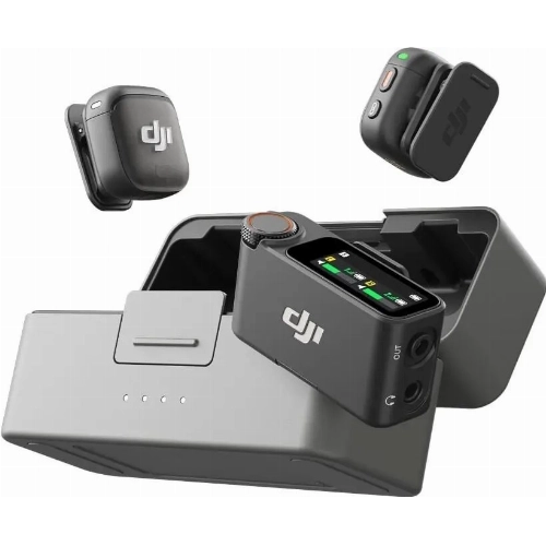 DJI Mic 3 (2 TX + 1 RX + Charging Case), черный 