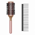 Набор расчесок Dyson roll brush + brush (2 расчески), Black Rose, Черный/розовый