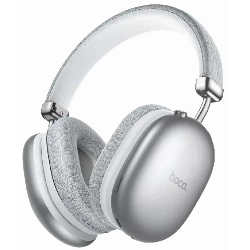 Наушники беспроводные/проводные Hoco W35 Max ANC, Silver, серебристый