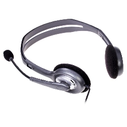 Наушники проводные Logitech H110, серый