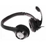 Наушники проводные Logitech H390, черный