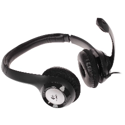 Наушники проводные Logitech H390, черный