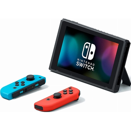  Nintendo Switch (Extended Battery Ver) Neon, Blue/Red