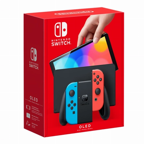 Nintendo Switch OLED, 64 Гб, Neon