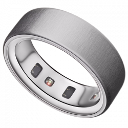 Умное кольцо Oura Ring 4, Brushed Silver, матовое серебро, размер 12