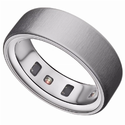 Умное кольцо Oura Ring 4, Brushed Silver, матовое серебро, размер 7
