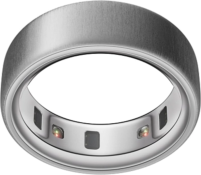 Умное кольцо Oura Ring 4, Brushed Silver, матовое серебро, размер 7