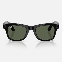 Умные очки RayBan Wayfarer Gen2 Shiny Black/G15 Green размер 53 (L) (RW4012)