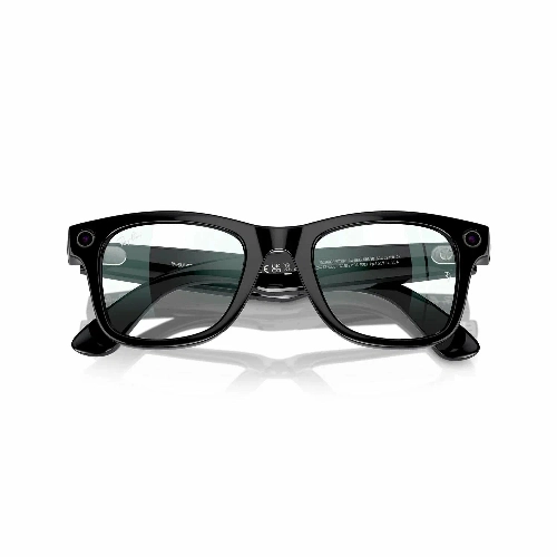 RayBan Wayfarer Shiny Black/ Clear Size 53 (RW4008)