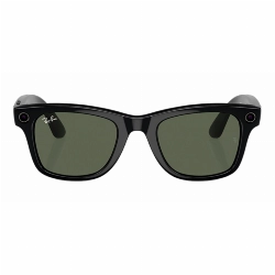 Умные очки RayBan Wayfarer Shiny Black/G15 Green RW4006 (размер M)