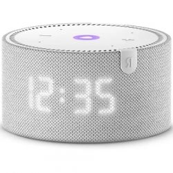 Умная колонка Яндекс Станция Мини 2, Grey, серый (с часами)