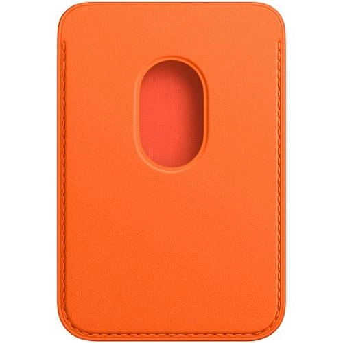 Чехол-бумажник Apple MagSafe для iPhone, Orange (MPPY3)