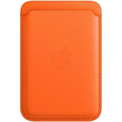 Чехол-бумажник Apple MagSafe для iPhone, Orange (MPPY3)