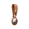 Брелок для Apple AirTag Leather Loop, Saddle Brown