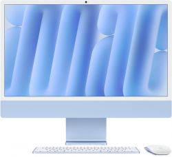 Apple iMac 24" (Z1K50000J), M4 (10C CPU, 10C GPU), 32 ГБ, 512 ГБ SSD, голубой