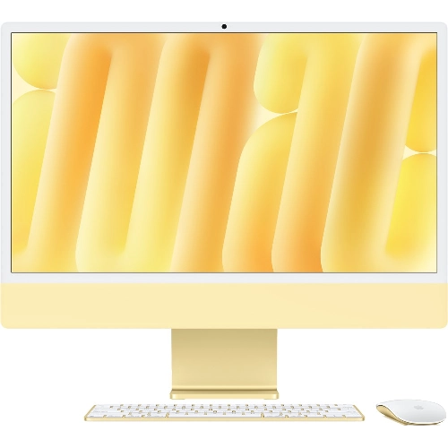 Apple iMac 24" (Z1EL000VH), M4 (10 C CPU, 10 C GPU), 24 ГБ, 1024 ГБ SSD, желтый