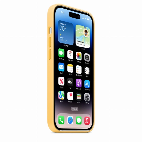 iPhone 14 Pro Max Silicon Case, Sunglow, желтый