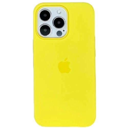 iPhone 14 Pro Max Silicon Case, Canary Yellow, канареечный желтый