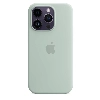 iPhone 14 Pro Max Silicon Case, Succulent, зеленый