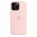 iPhone 14 Pro Max Silicon Case, Chalk Pink, розовый
